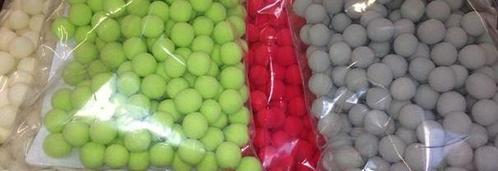 Oasis- rainbow marbles knikkertjes 1 cm. +/- 45-50 stuks -, Huis en Inrichting, Woonaccessoires | Kunstplanten en Kunstbloemen