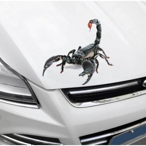 Auto sticker 3D scorpion, Huis en Inrichting, Banken | Complete zithoeken, Verzenden