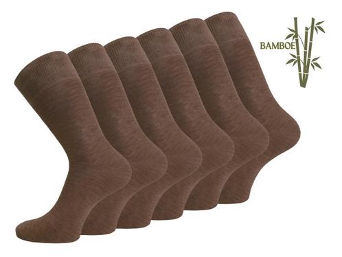 6 paar SQOTTON® Bamboe sokken - Naadloos - Kastanjebruin, Kleding | Heren, Sokken en Kousen, Verzenden