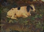 Willem Hendrik van der Nat (1864–1929) - Koe, Antiek en Kunst, Kunst | Schilderijen | Klassiek