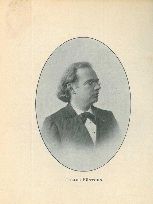 Portrait of Julius Engelbert Rontgen, Antiek en Kunst, Kunst | Etsen en Gravures