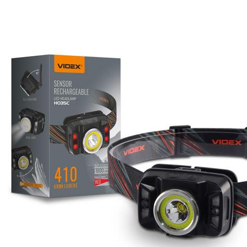 LED Hoofdlamp 5 watt IP65 Oplaadbaar 410 Lumen Sensor, Caravans en Kamperen, Zaklampen, Ophalen of Verzenden