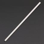 Papieren rietjes - 21cm - Wit - 250 stuks - DE925, Verzenden