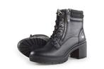 Mustang Veterboots in maat 39 Zwart | 10% extra korting, Kleding | Dames, Schoenen, Verzenden, Zwart, Overige typen, Zo goed als nieuw