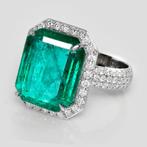 Zonder Minimumprijs - Ring - 14 karaat Witgoud, 9,52ct, Sieraden, Tassen en Uiterlijk, Ringen, Nieuw