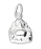 Zilveren Boeddha ketting hanger - klein, Verzenden, Nieuw