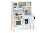coast Houten Kinderkeuken – Speelkeuken met Magnetron,, Huis en Inrichting, Woonaccessoires | Overige, Verzenden, Nieuw