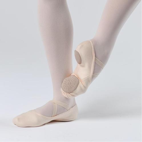 Dansez-Vous Lila Elastische Balletschoenen met Splitzool, Sport en Fitness, Ballet, Verzenden