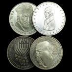 Duitsland. Silver 4x 5 Deutsche Mark Coins (44,60gr), Postzegels en Munten, Munten | Europa | Niet-Euromunten