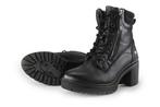 Mustang Veterboots in maat 38 Zwart | 10% extra korting, Kleding | Dames, Schoenen, Verzenden, Zwart, Overige typen, Zo goed als nieuw