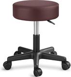 Zadelkruk - Kruk op wielen - Rolkruk - Draaikruk - Bruin - T, Huis en Inrichting, Verzenden, Nieuw