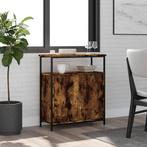 vidaXL Dressoir 70x30x80 cm bewerkt hout gerookt, Huis en Inrichting, Kasten | Dressoirs, Verzenden, Nieuw, 50 tot 100 cm, 25 tot 50 cm