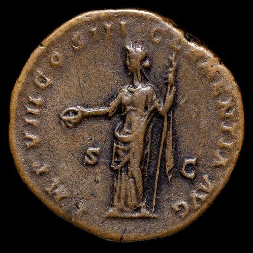 Romeinse Rijk. Marcus Aurelius (AD 161-180). Sestertius Rome, Postzegels en Munten, Munten | Europa | Niet-Euromunten