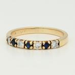 Ring - 14 karaat Geel goud - 0.32ct. tw. Diamant, Sieraden, Tassen en Uiterlijk, Ringen, Nieuw