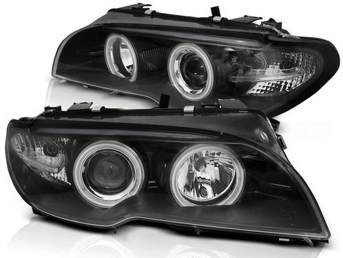 Koplampen BMW E46 03-05 Coupe/Cabrio Xenon CCFL Zwart, Auto-onderdelen, Overige Auto-onderdelen, Ophalen of Verzenden