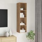 vidaXL Wandmontage TV Kast artisanaal eikenkleurig 37 x 37 x, Huis en Inrichting, Kasten | Televisiemeubels, Minder dan 50 cm