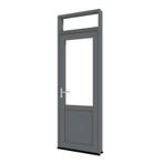 Aluminium achterdeur met bovenlicht (buitendraaiend) op maat, Doe-het-zelf en Verbouw, Nieuw, Deurkozijn, Ophalen of Verzenden