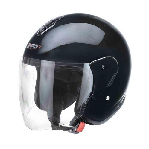Redbike RB-915 retro jethelm zwart, Motoren, Kleding | Motorhelmen, Nieuw met kaartje, Verzenden