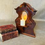 Kaarsenstandaard met oor - Hout