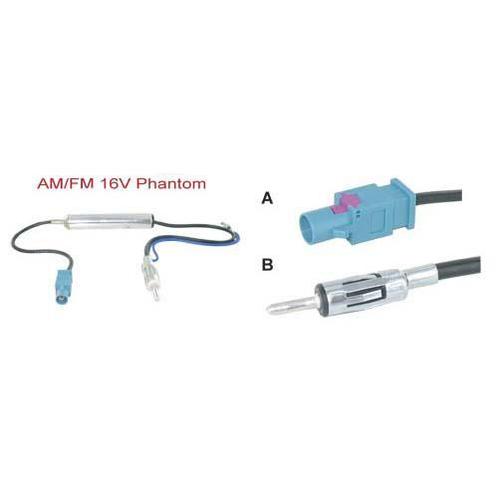AM/FM 16V Phantom antenne adapter, Auto diversen, Overige Auto diversen, Verzenden