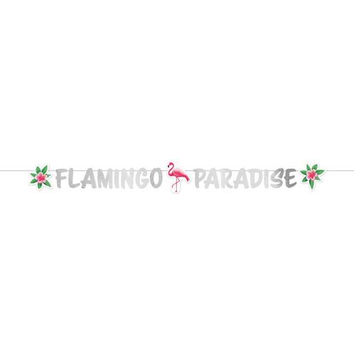 Hawaii Letterslinger Flamingo 1,35m, Hobby en Vrije tijd, Feestartikelen, Nieuw, Verzenden