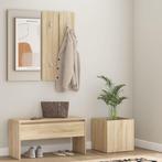 vidaXL Garderobe set bewerkt hout sonoma eiken, Huis en Inrichting, Verzenden, Nieuw