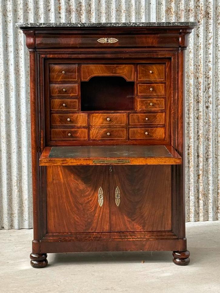 klep secretaire, commode, penant kastje, bureau, linnenkast, Antiek en Kunst, Antiek | Meubels | Kasten