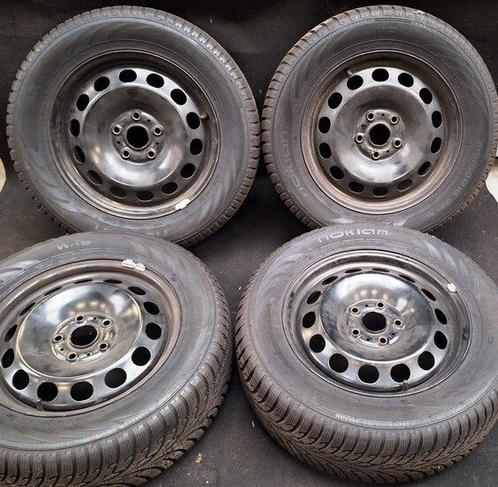 Winterset velgenset winter set Volkswagen 16 Inch Nokian, Auto-onderdelen, Banden en Velgen, Gebruikt, Verzenden