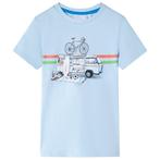 vidaXL Kindershirt 104 lichtblauw, Verzenden, Nieuw