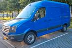 Volkswagen Crafter 2013 L2H2 2.0 TDI 80 kW Airco Euro5, Gebruikt, Zwart, Origineel Nederlands, Te koop