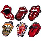 The Rolling Stones Tongue Evolution 2 - Pin set off. merch., Verzamelen, Ophalen of Verzenden, Nieuw, Kleding