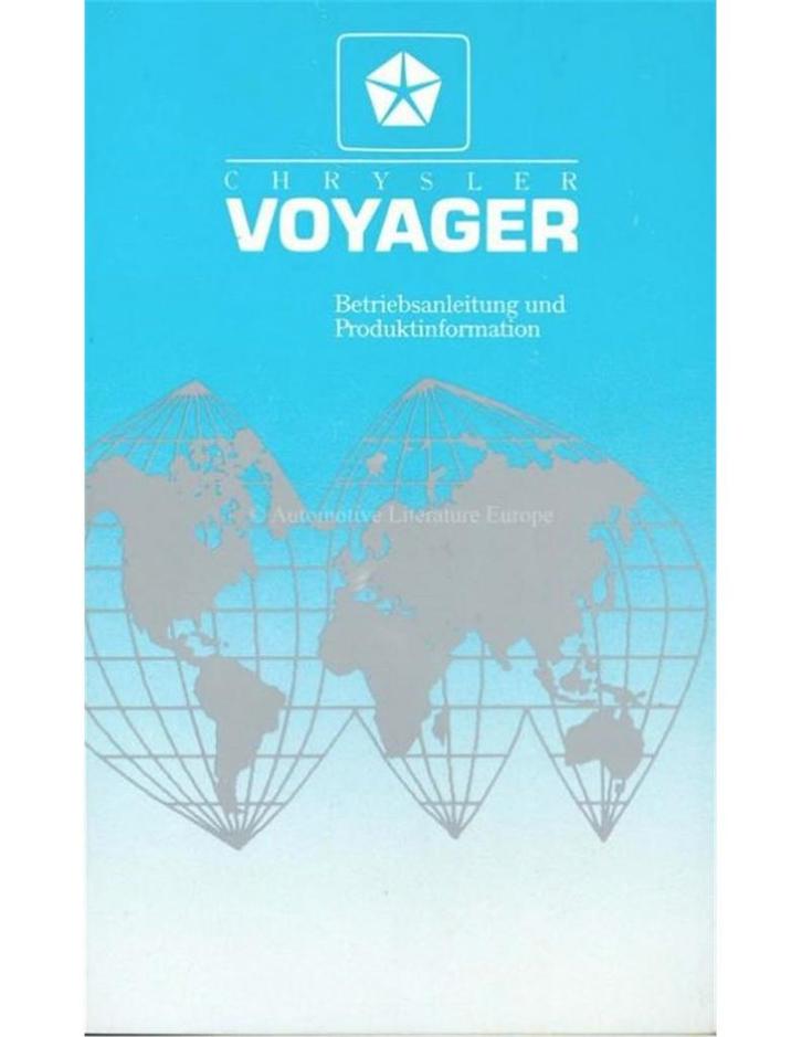 1988 CHRYSLER VOYAGER INSTRUCTIEBOEKJE DUITS, Auto diversen, Handleidingen en Instructieboekjes