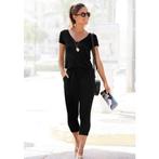 Lascana 7/8-jumpsuit met v-hals, korte mouwen jumpsuit,, Verzenden, Nieuw