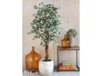 Mica Decorations Ficus Kunstplant - H110 x Ø70 cm - Groen, Huis en Inrichting, Kamerplanten, Verzenden