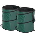 TRUUSK Tuinzak 2x160L Waterdicht Tuinafvalzak Met Ritssluiti, Huis en Inrichting, Woonaccessoires | Prullenbakken, Verzenden, Nieuw