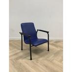 Tweedehands VDS zorgstoel, Blauw -  zwart, Huis en Inrichting, Gebruikt, Zwart, Leer, Ophalen of Verzenden