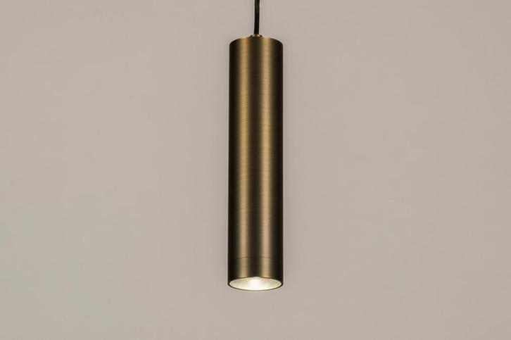 Rietveld Hanglampen - Zwart, Brons - Brons, Metaal, Aluminiu, Huis en Inrichting, Lampen | Hanglampen, Verzenden