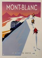 Monsieur Z - Affiche de Tourisme Mont Blanc - Le Refuge du