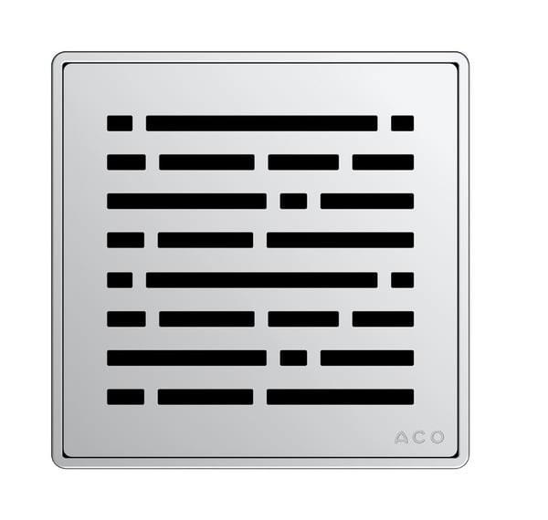 ACO Showerdrain Easyflow designrooster vierkant Mix, Doe-het-zelf en Verbouw, Buizen en Afvoer, Ophalen of Verzenden