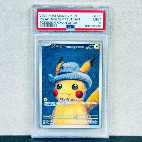 Pokémon Graded card - Pikachu With Grey Felt Hat #085 Van, Hobby en Vrije tijd, Verzamelkaartspellen | Pokémon