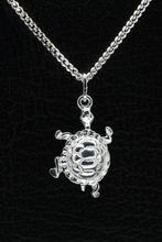 Zilveren Schildpad ketting hanger - hol, Sieraden, Tassen en Uiterlijk, Kettinghangers, Verzenden, Nieuw