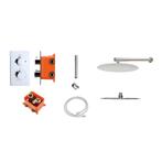 Regendoucheset Best Design Verona M200 Inbouw Met Inbouwbox, Doe-het-zelf en Verbouw, Ophalen of Verzenden, Nieuw, Chroom, Kraan