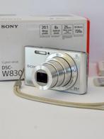 Sony DSC-W830 20.1MP HD 8x opt Zoom 25mm Wide Zeiss Digitale, Nieuw