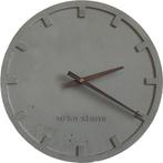 2dekans | Urbn Stone beton klok - stille minimalistische, Huis en Inrichting, Woonaccessoires | Klokken, Ophalen of Verzenden
