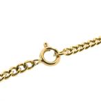 Gouden gourmetschakel ketting | 65 cm (unisex) (unisex), Sieraden, Tassen en Uiterlijk, Kettingen, Ophalen of Verzenden, Gebruikt