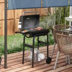 TRUUSK Houtskoolgrill Grillwagen Met Deksel, Planken, Wielen, Tuin en Terras, Houtskoolbarbecues, Verzenden, Nieuw, TRUUSK