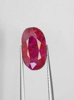1 pcs Rood Robijn - 2.95 ct - Gem research Swiss Lab (GRS) -, Sieraden, Tassen en Uiterlijk, Edelstenen, Nieuw