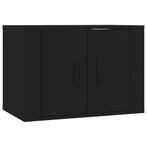 Zwart Tv-Meubel 57cm - Retourdeal. Strak design! 35% eraf, Huis en Inrichting, Nieuw, Minder dan 100 cm, 25 tot 50 cm, Overige houtsoorten