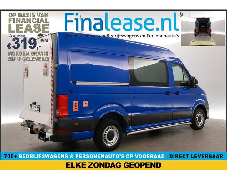 Volkswagen Crafter 2.0 TDI L3H3 Laadklep Airco Camera Cruise, Auto's, Bestelauto's, Lease, Handgeschakeld, Diesel, Volkswagen
