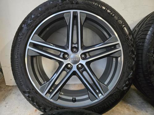 DEMO Audi S Line Q3 Q4 Q5 Etron 20inch velgen zomerbanden, Auto-onderdelen, Banden en Velgen, 20 inch, Zomerbanden, 255 mm, Personenwagen